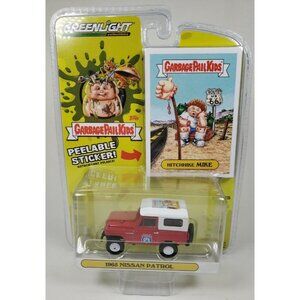 Hitchhike Mike 1965 Nissan Patrol Garbage Pail Kids 54030-C Greenlight NIB